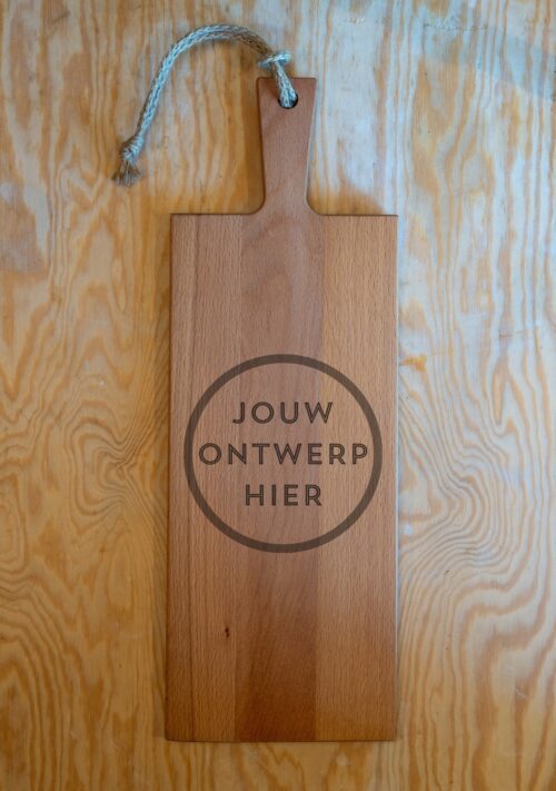 9 Borrelplank rechthoek groot 49 x 17 cm zonder sapgeul
