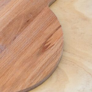 MDC02974 Rond borrelplank met handvat zonder sapgeul Ø 30 cm
